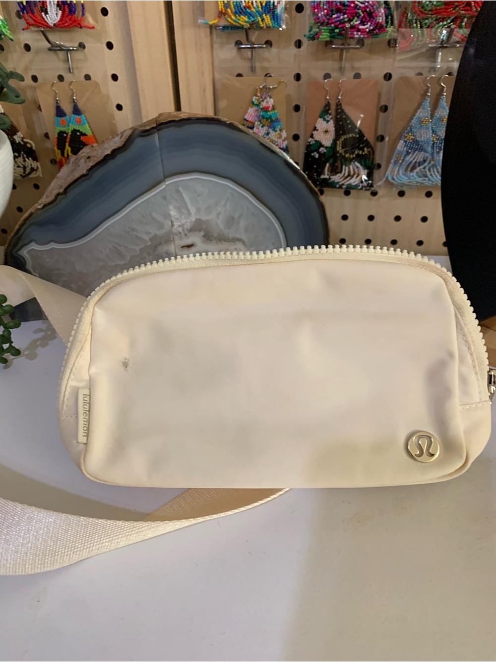 lululemon athletica Cream Crossbody Pouch